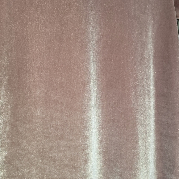Madewell Mauve Mock Neck Velvet Dress - Picture 10 of 12